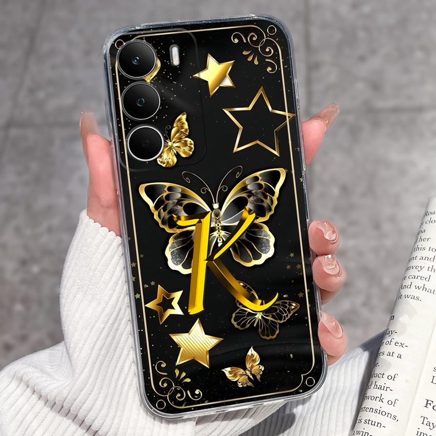 For Realme C71 C67 C65 C63 C61 C55 C53 C35 C85 Pro C75 C75x Phone Case Pretty Love Heart Letters Soft Housing Transparent TPU Silicone Anti Drop Shell