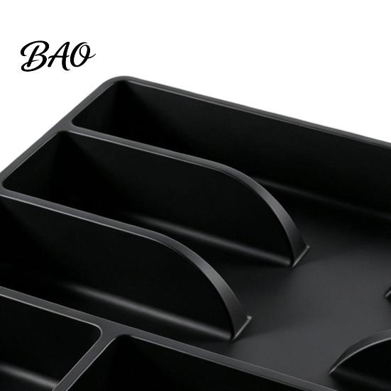 Home Storage Solutions Drawer Cutlery Organizer, Multi-Compartment Plastic Utensil Tray, Space Kitchen Accessories Saving Durable Tray for Organizer