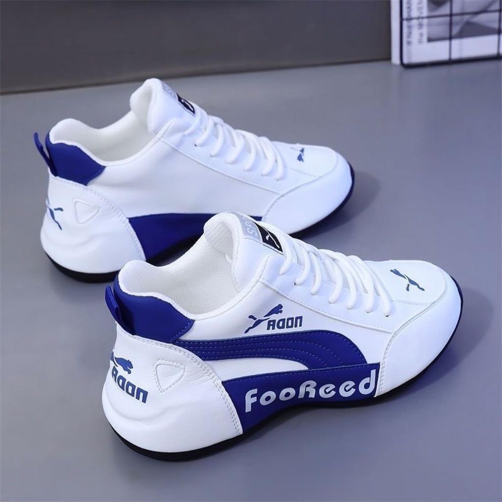 Spring and Summer Breathable Dad Shoes Couple Leather Shoes New Casual Heightening Sneakers