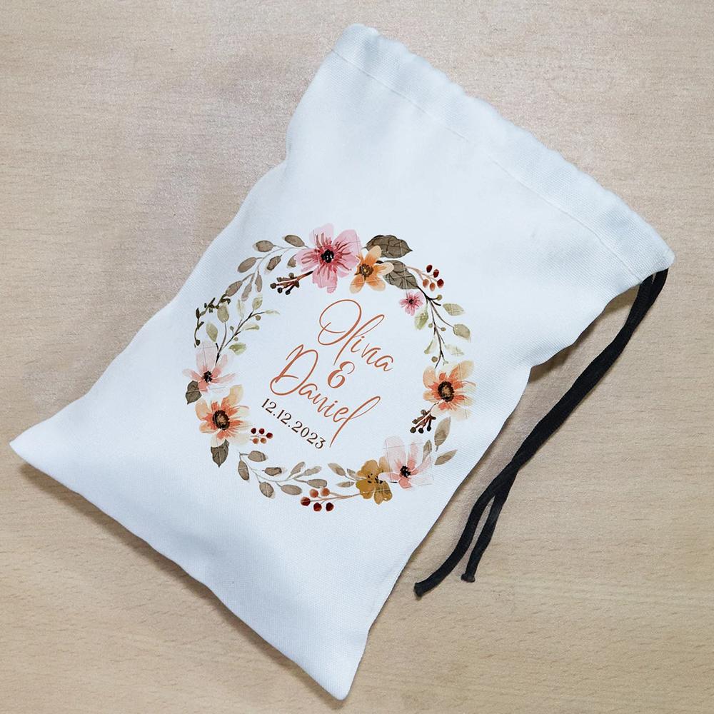 Personalized Engagment Party Hangover Kit Floral Wedding Welcome Favor Bags Couples Favor Bridal Shower Bachelorette Party Decor
