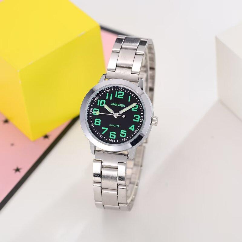 Yeni Çocuk Erkek Kız Saatleri Paslanmaz Çelik Öğrenci Kuvars Yetişkin Saati Doğum Günü Hediyesi Relojes Montres Kol Kaati