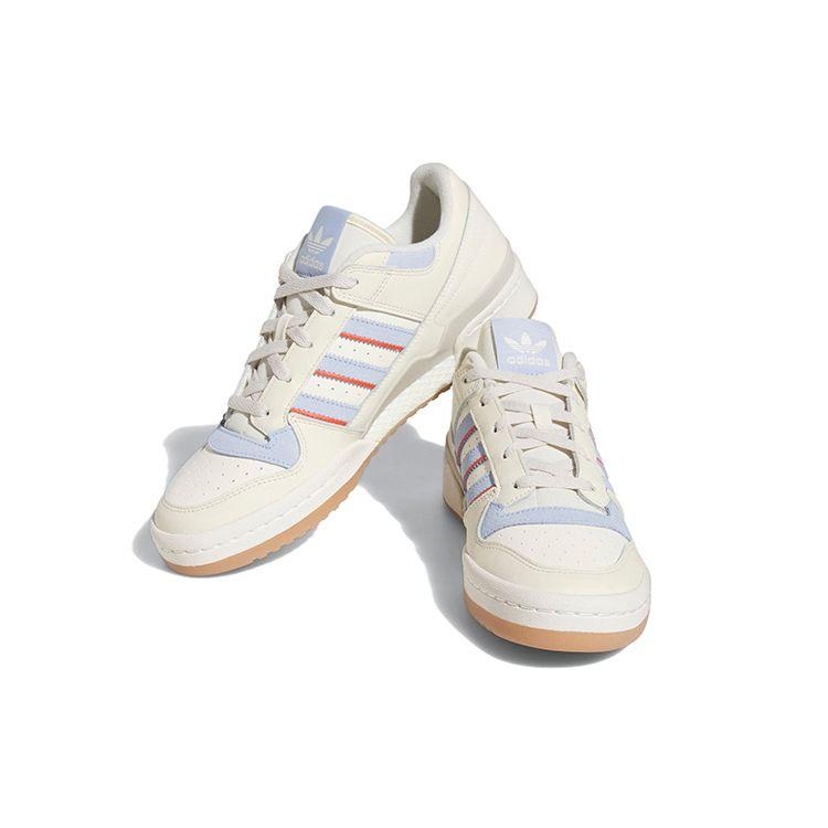 Adidas Forum Low Classic Cream Blue Dawn Men Sneakers Cream-White Preloved-Red FZ6267
