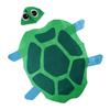 Set Costum Tematic Pădure pentru Fete Copii Animale Copac Floare Rochie de Petrecere Accesorii - Broască Țestoasă, conform descrierii