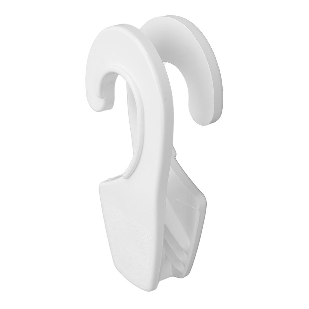 Boat Bumper Clip Fast Adjustment Enhanced Sealing Pontoon Bumper Clip Hook for Ship Kayak Yacht White 25mm   1in