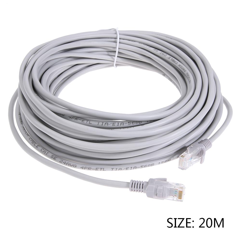 1-30m Router Computer Ethernet Cable High Speed LAN Cord with RJ-45 Connector Internet Network Patch Cord for PC Router Computer