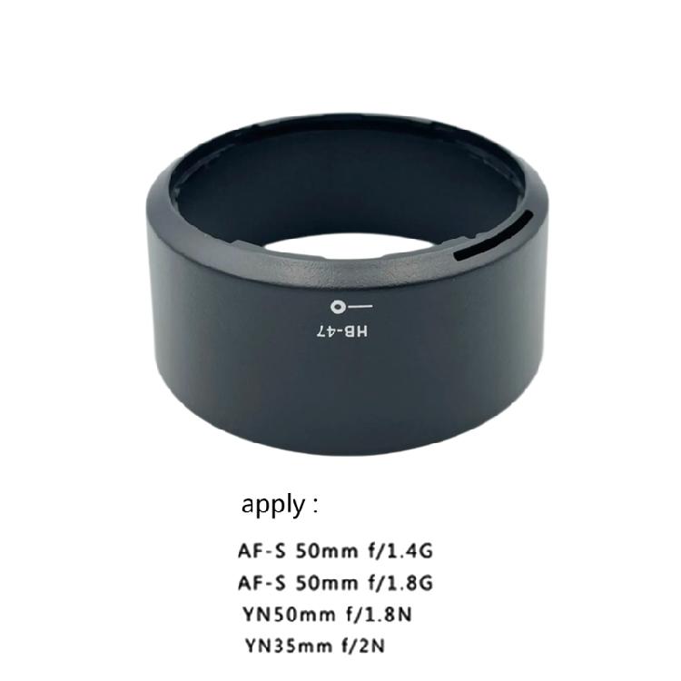 HB47 Protective Lens Hood for S 50mm f/1.4G f/1.8G Lens Protecting Prevents Scattered Lights
