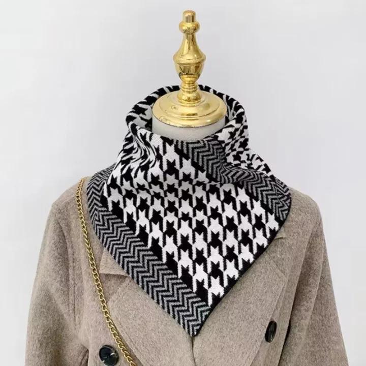 New Arrival: Knitted Triangle Scarf Snood - Cozy Autumn/Winter Pullover Warmth