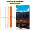 Load Height Measuring Stick, 20\' Sturdy Fiberglass Truck Height Stick with Adjustable Pole, Non-conductive Truck Height Measuring Stick with Carrying