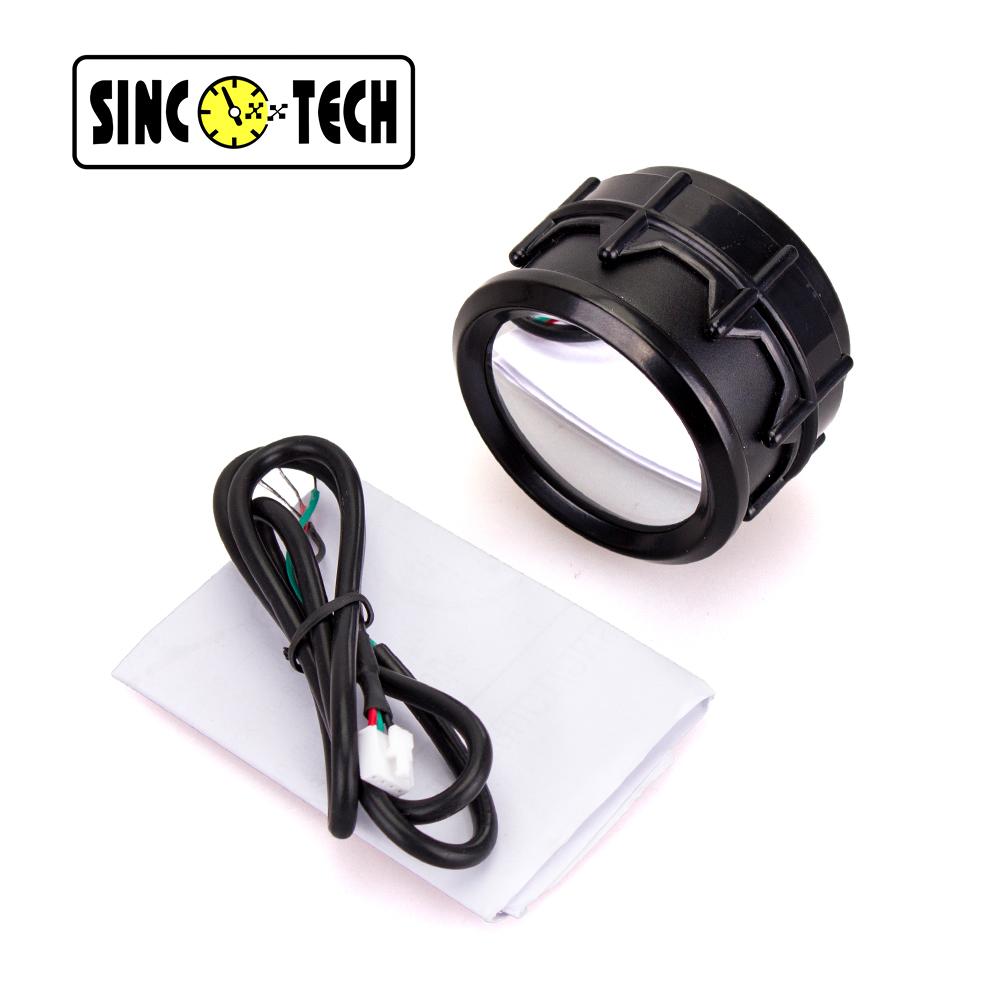 52mm SincoTech 611B Car Motor White Gauge Automobile Water Temperture Oil Pressure Boost/Turbo Air/Fuel Ratio Voltage