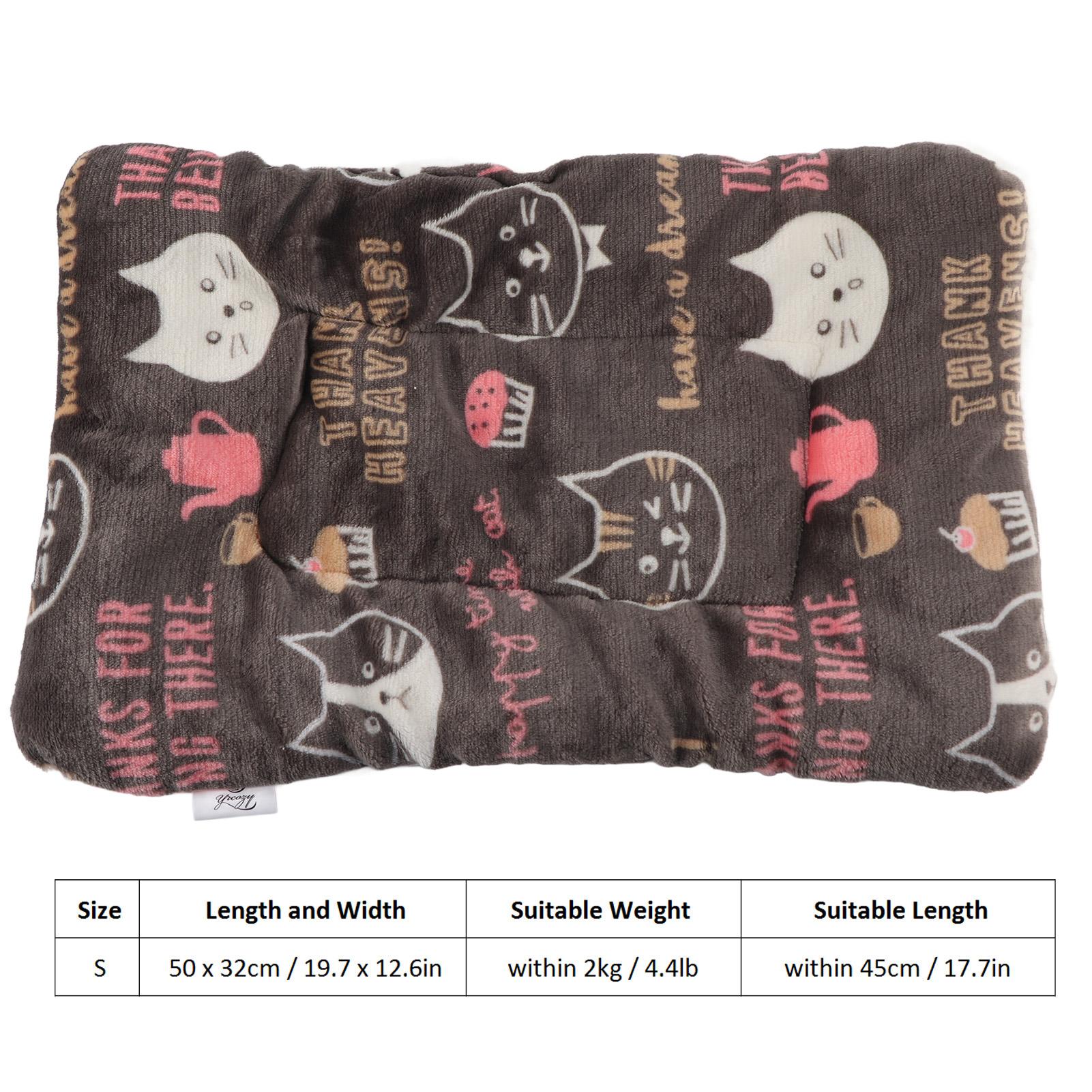 

Фланелевый коврик для питомца, кровать для собаки кошки, утолщенный коврик для сна, одеяло-коврик для щенка котенка, кровать для собаки для маленьких больших собак, коврик для питомца