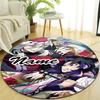Personalized Demon Slayer Round Chair Office Rug - Perfect for Mat, Office Chair & More - Ideal Gift for Birthdays and Holidays