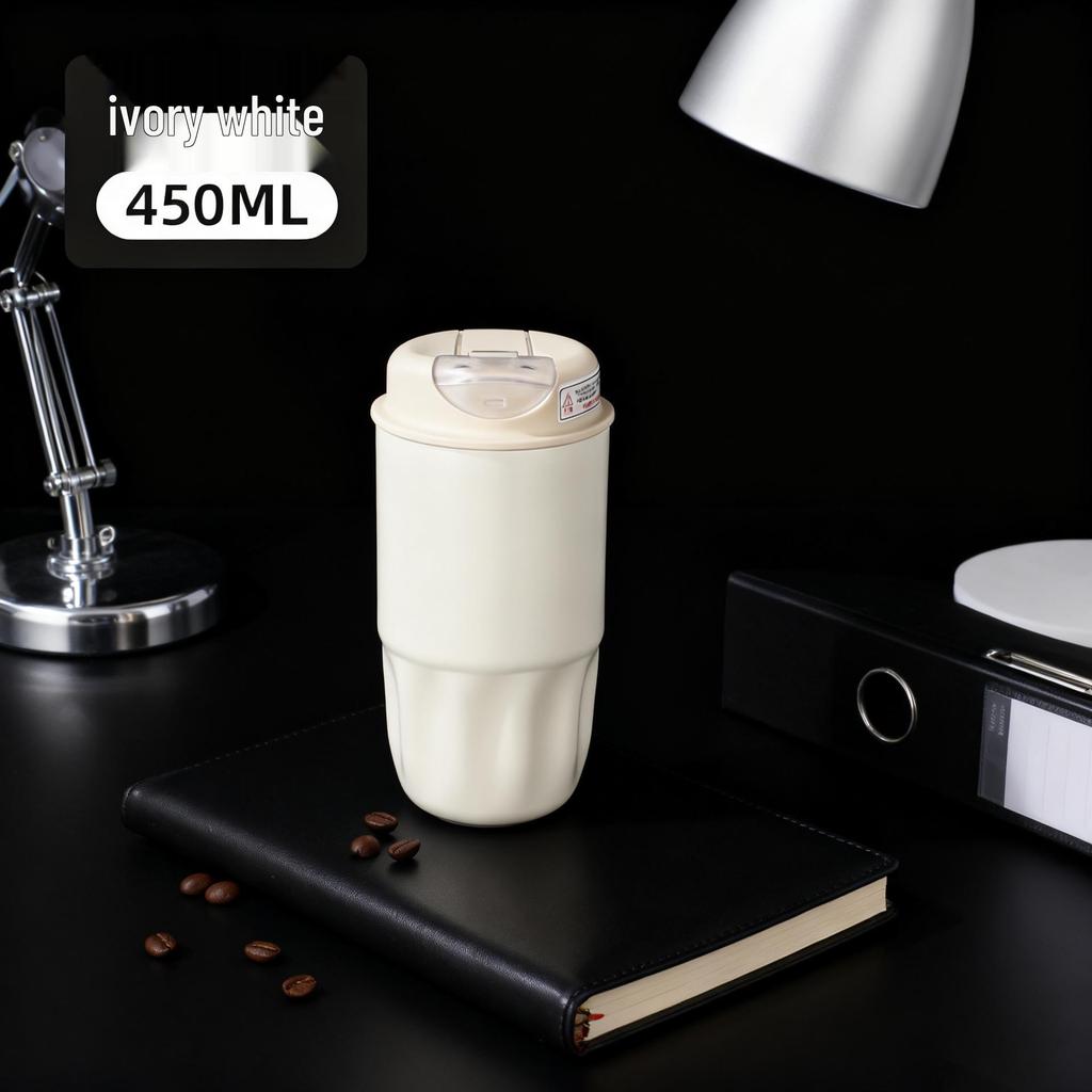 Octagonal 304 Stainless Steel Thermos Mug: Portable Vacuum Coffee Cup