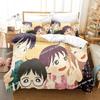 Fashion Anime A Galaxy Next Door Bedding Set Printed Bed Set With Pillowcase Bed Duvet Cover Single Double Queen Super King Size