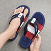 Fashion Slippers Men's Summer Fashion Stripe Anti Slip Wear-resistant Sandals Outdoor Leisure Beach Flip Flops
