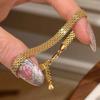 Delicate Mesh Chain Adjustable Bracelet Minimalist Style Gold / Silver Color Office & Casual Gatherings Bracelet For Women