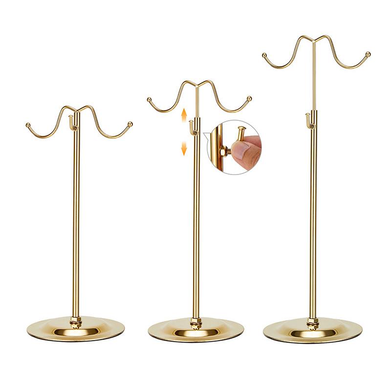 Stojak na torebki Regulowana półka do wieszania torebek Stojak ekspozycyjny Uchwyt na portmonetki i torebki Stojak organizacyjny Półka do przechowywania