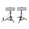 LED Video Light Dimmable USB Power Supply RGB LED Fill Light with Adjustable Tripod Stand for