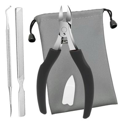 TAKES Nail for Ingrown Renewed Nail Clippers for Ingrown Nail Sonde Dermatologist-supervised Clippers, Nippers, Toenails, Toenails, File, (black)