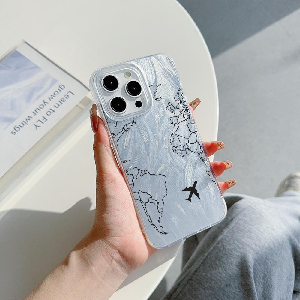 

Чехол N82 Flight trajectory Clear Frame для Samsung S25 Ultra A55 iPhone 16 Pro Max XR Xiaomi Redmi Note 13 с текстурой перьев из шифона и серебряным покрытием itel RS4