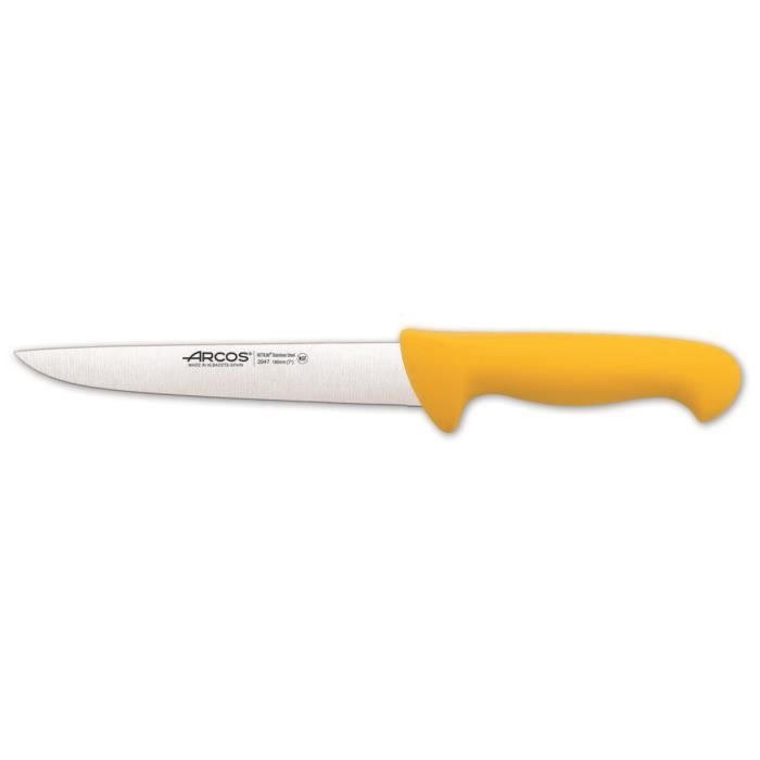 Couteau de boucherie - ARCOS - Prof 294700 - Acier inoxydable NITRUM - Mango ergonomique - 18 cm