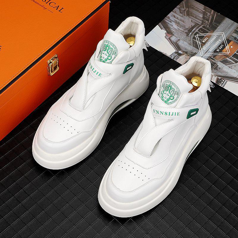 Fashion Shoes for Man Trend Versatile High-top Casual Men Shoes Inner Height Increase Comfort Board Shoes Designer Men Zapatillas Hombre