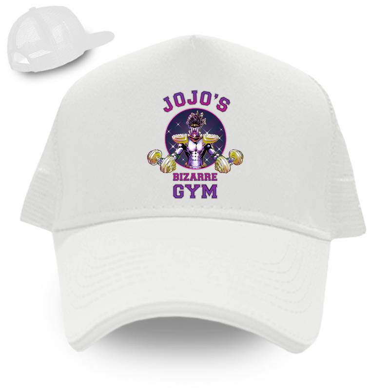 Lustige Unisex Jotaro Kujo Gym Baseball Cap Jojo Bizarre Adventure Unisex Frauen Caps Fashion Hip Hop Hut