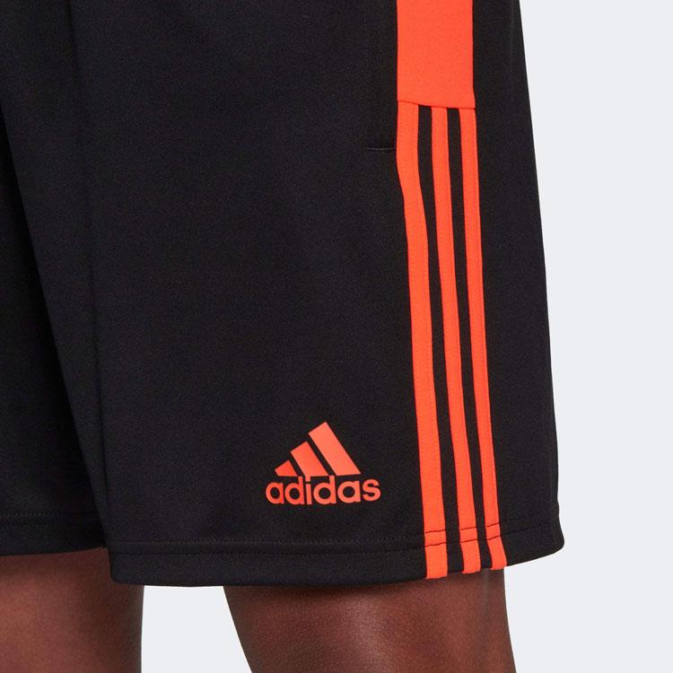 Adidas Tiro Essentials Three Stripe Color Block Logo Elastic Waist Football Shorts Men Shorts Black HM7934