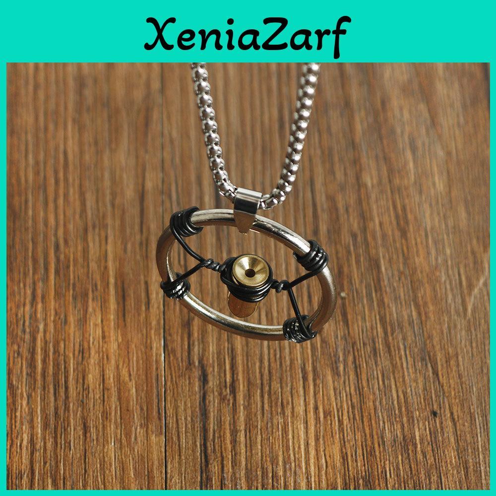 Cyberpunk 2077 Bullet Pendant Necklace With Geometric Design For Men And Women