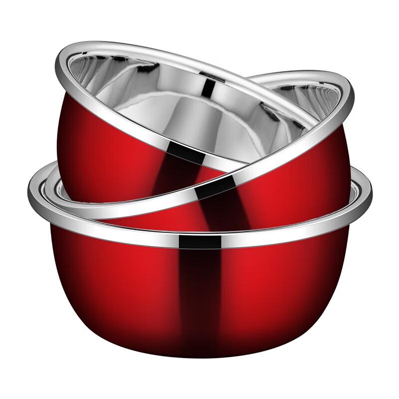 Bernice European Style Stainless Steel Basin Set (3-Piece)