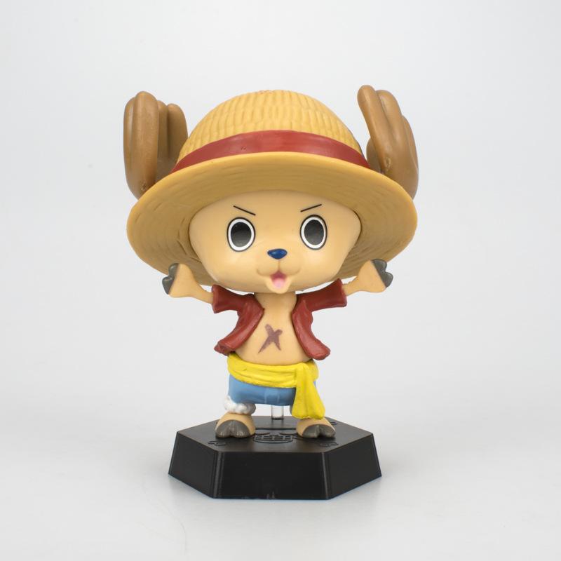 9 Anime One Piece Tony Tony Chopper Cos Luffy Saber Model Model Buggy Toy Sabo Gift Car Decoration Action Figure Collect Gifts