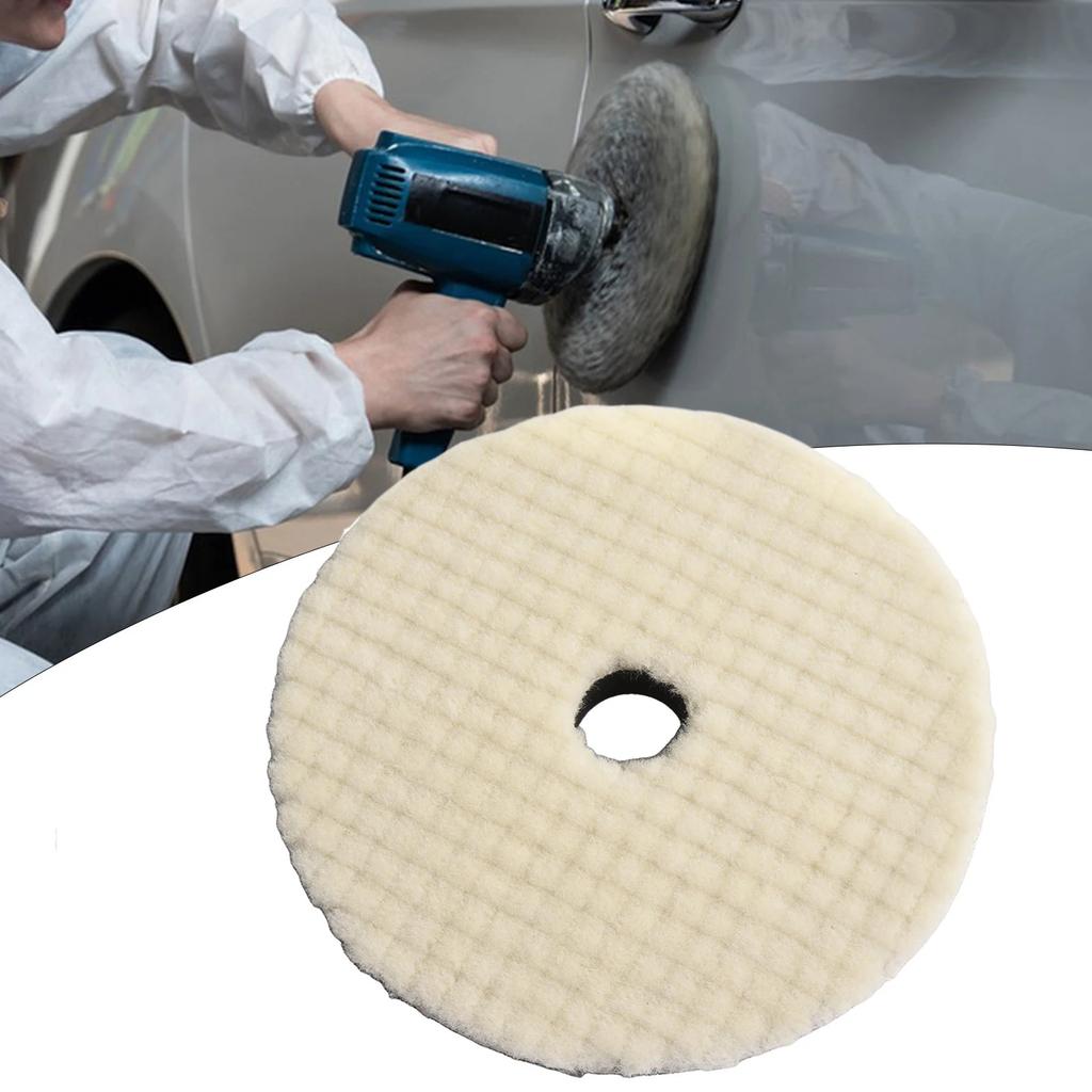 For Automotive Detailing Detailing Pads Polishing Tool Detailing Applications Approx. 5inch 125mm Wool Polishing Pads For Cars