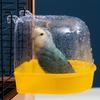 Vogelbad Box Einfach Aufzuhängen Papagei Badezimmer Innen Duschzubehör für Käfige und Ziervögel Transparente Acryl Vogelbadewanne