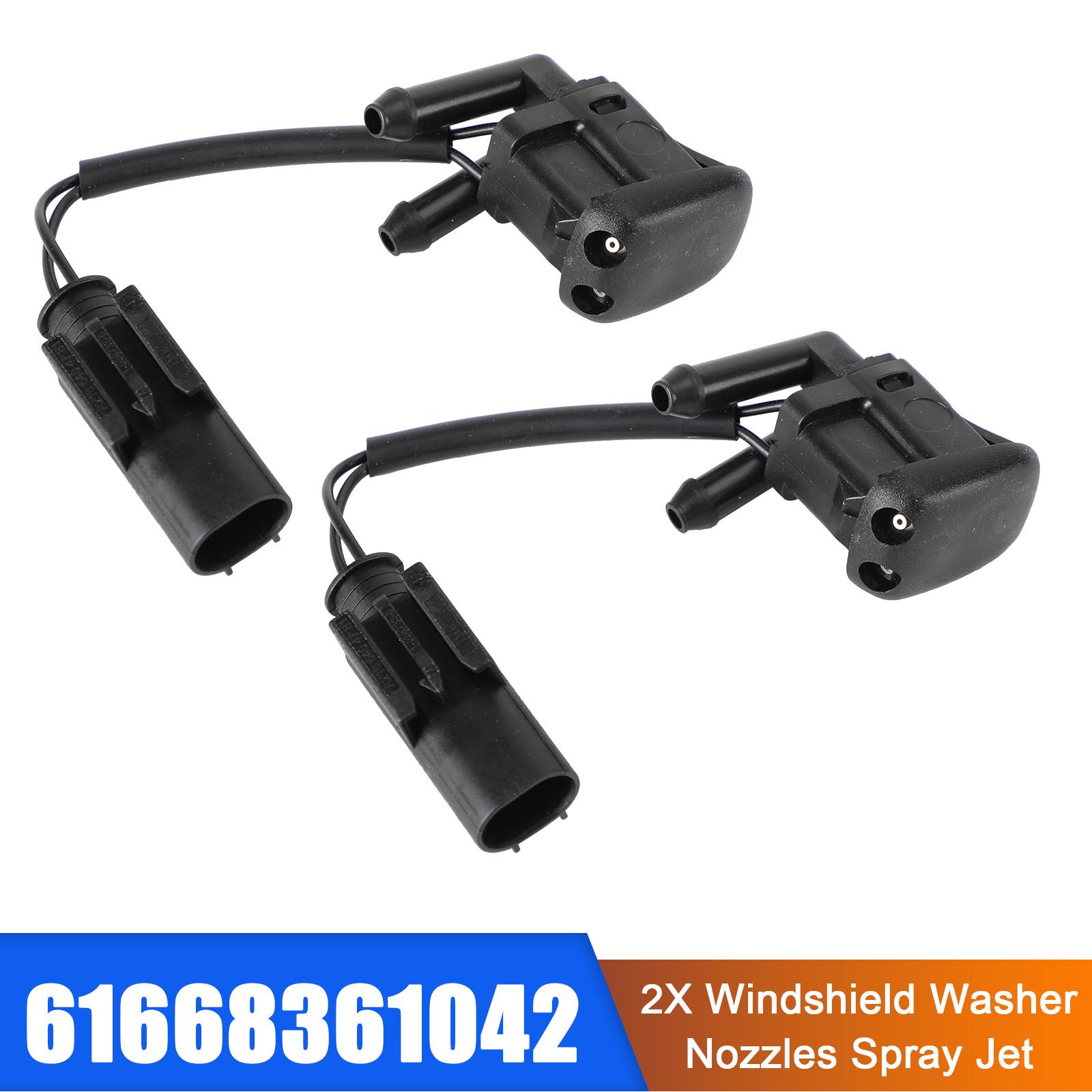2X Форсунка омывателя лобового стекла с подогревом для BMW 5 Series E39 61668361042