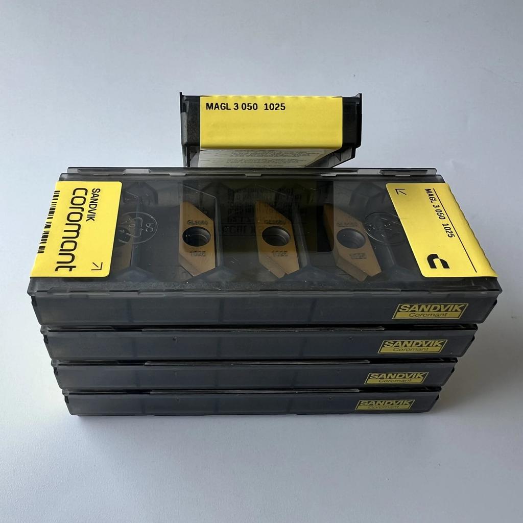 SANDVIK / MAGL3050 1025 / Industrial indexable Carbide Inserts 10 Pcs