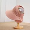Hat Women's Summer Sun Hat Women's UV Protection Face Cover Breathable Empty Top Sunscreen Hat Big Brim Sun Hat