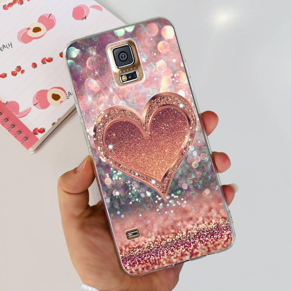 For Samsung Galaxy S5 Case SM-G900F G900I G900M Stylish Painted Cover Soft Silicone Phone Case For Samsung S5 S 5 GalaxyS5 Shell