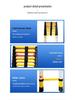 Fiberglass Insulated Telescopic Safety Ladder for High Voltage Electricians - Portable Bamboo Joint Extension Ladder