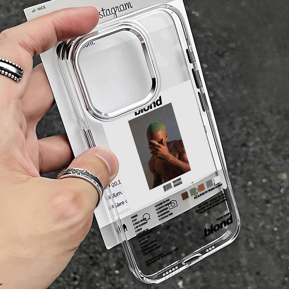 

Singer Franks Blondes Oceans Hot Phone Case For iPhone 17 Air 16 e 15 14 13 12 11 Pro Max Plus SE Transparent Soft Cover iPhone 12 Pro