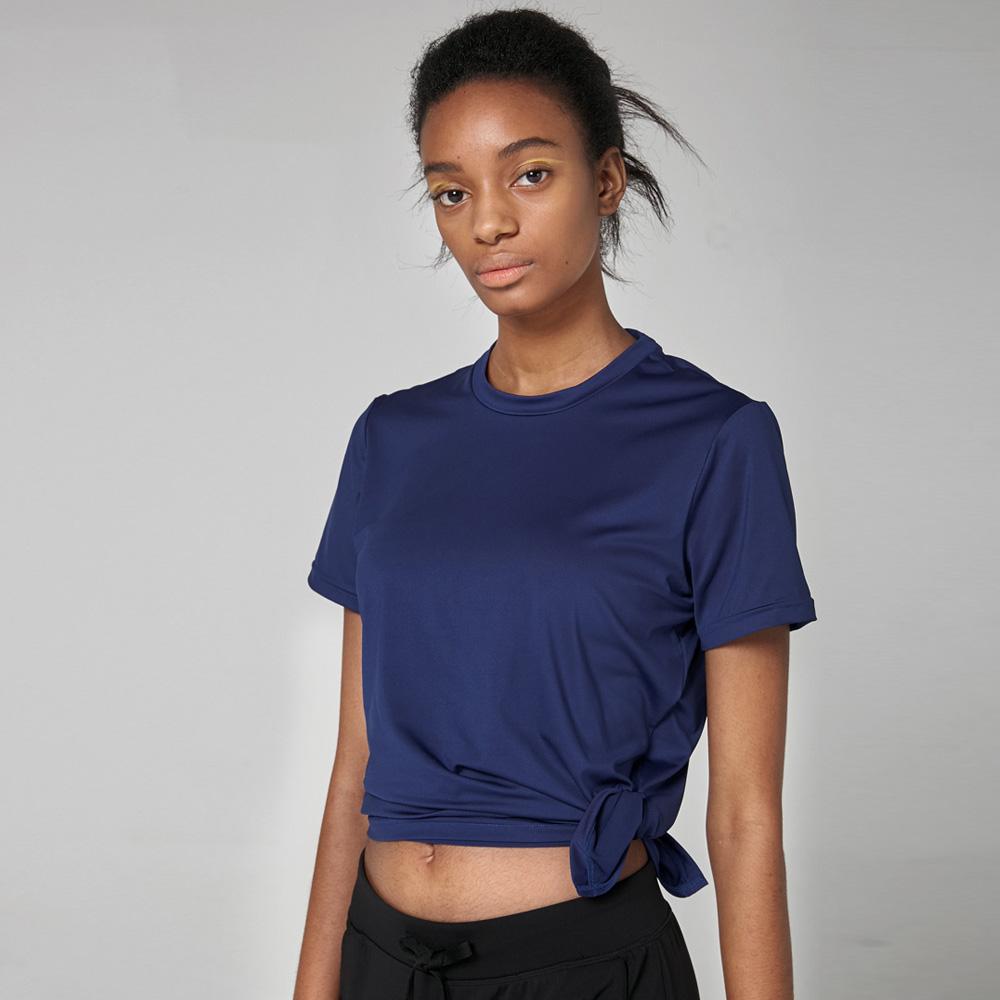 As Platform Side Slit Top_Dark Blue Blue/M