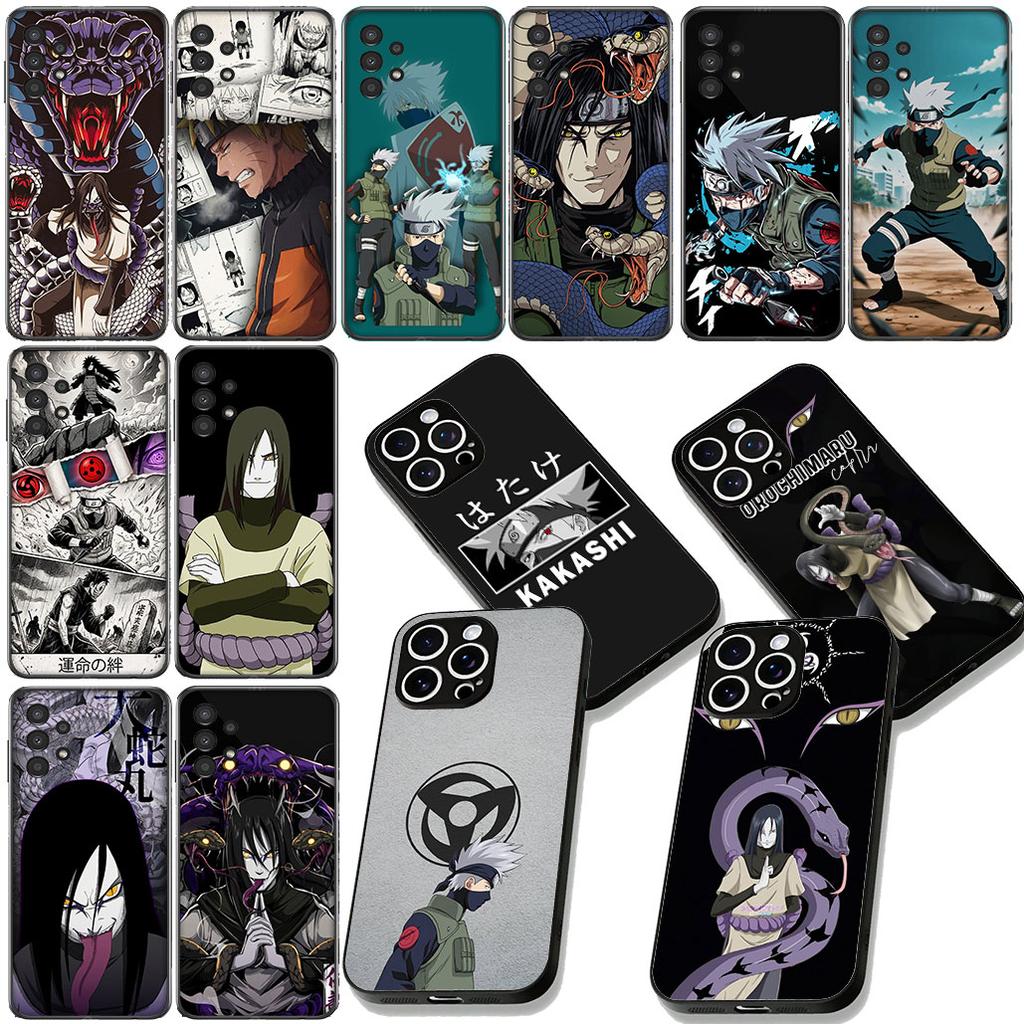 Orochimaru Narutos Kakashi Hatake Phone Cover for Samsung Galaxy S25 Edge S24 S23 FE Plus Ultra A16 A15 A55 A57 5G Coque Case