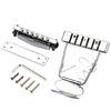 6 String Guitar Trapeze Tailpiece with Bridge Cover And Base Plate Electric Guitar Tailpiece Guitar Replacement Part