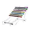 Transparent Acrylic Pen and Pencil Holder Display Rack for Stationery, Eyebrow Pencils, and Children's Hairpins.