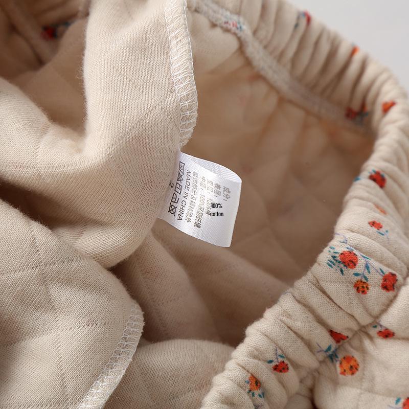 Damen Stepp-Baumwoll-Pyjama-Set - Cardigan & Lange Hose für Herbst/Winter