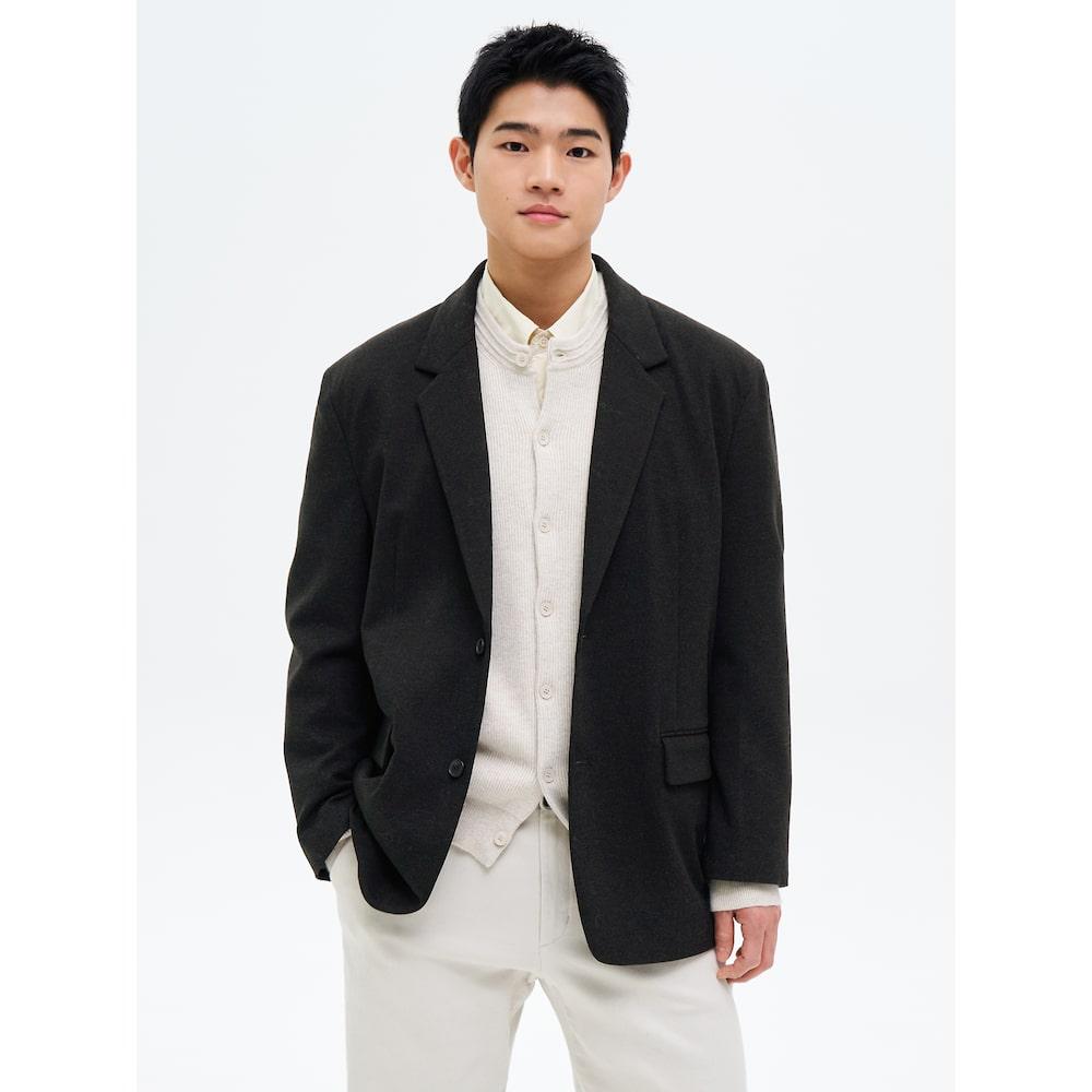 8Seconds Oversized Jersey Blazer Ash