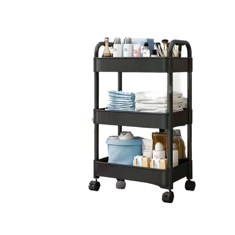 Mehrschichtiges mobiles Lagerregal für Küche, Schlafzimmer und Badezimmer
