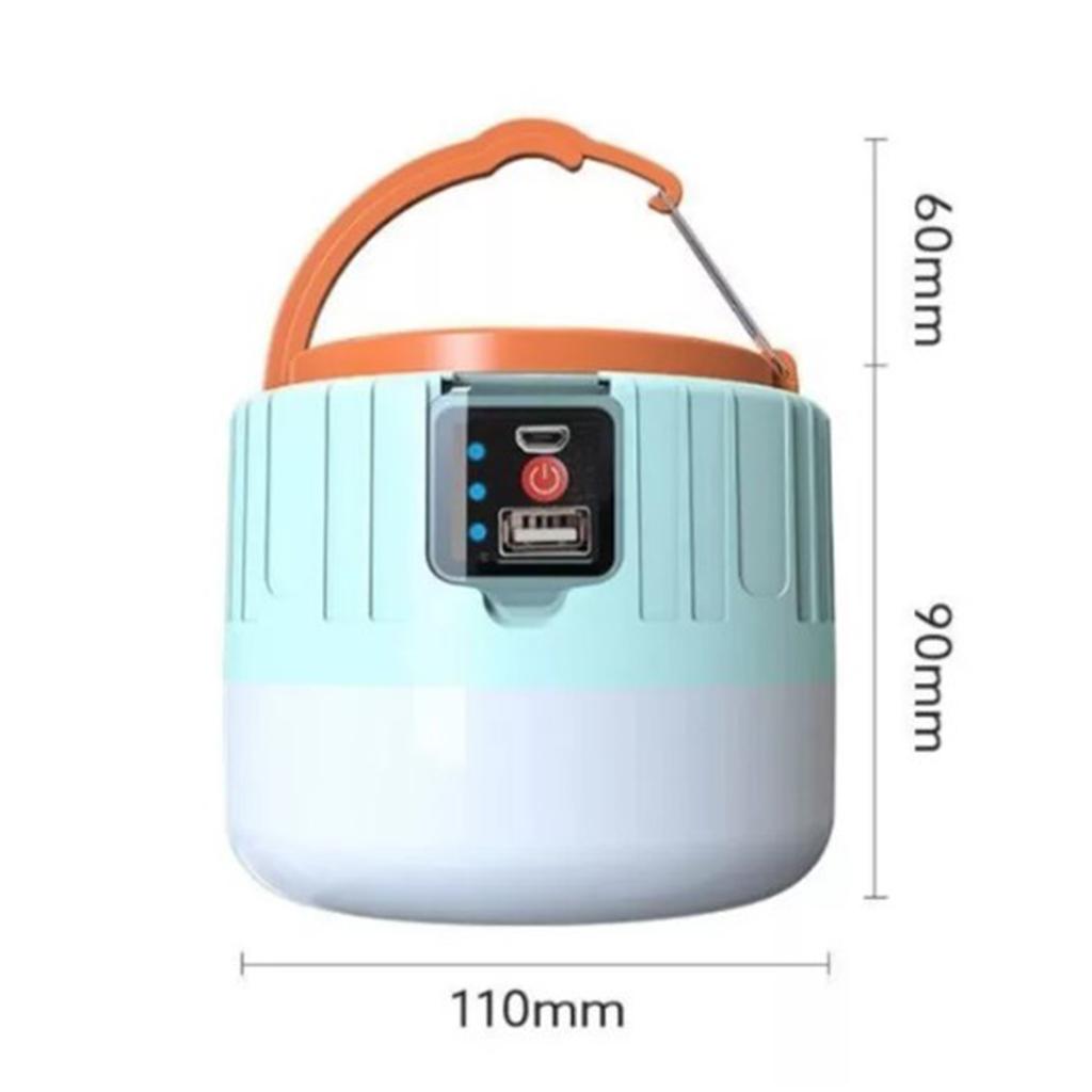 Solar Camping Light Waterproof USB Charging LED Outdoor Emergency Light for Picnic Hiking Fishing