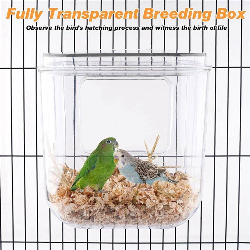 AT19-No Mess Automatic Bird Feeder With Hooks Hanging,Bird Bath For Cage,Multifunctional Bird Food Container Bathing Tubs