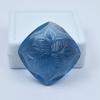 Natural Blue Topaz Loose Gemstone 69 ct Square Cushion Cut for Jewelry Making and Gem Collections