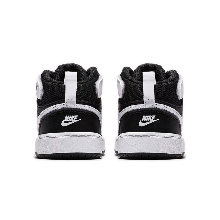 Nike Court Borough Mid 2 TD Black White Baby Sneakers CD7784-010