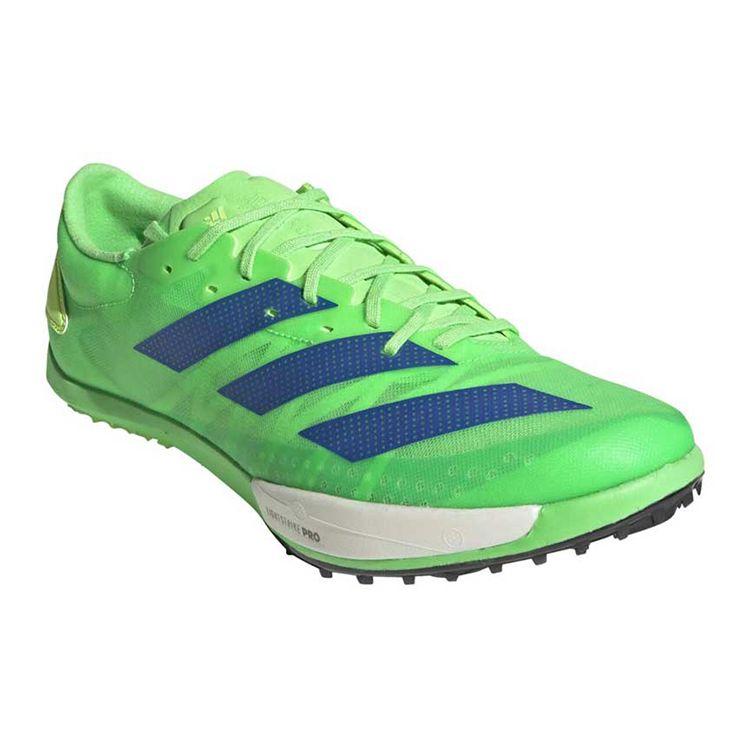 Adidas Adizero Ambition Round Toe Lace-Up Mesh Shock Absorbing Durable Low-Top Running Shoes Men Sneakers Green FY4075